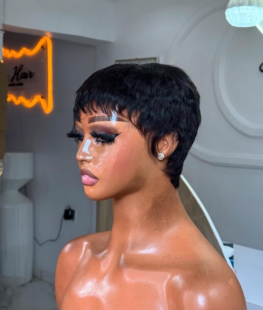 Skull cap wig