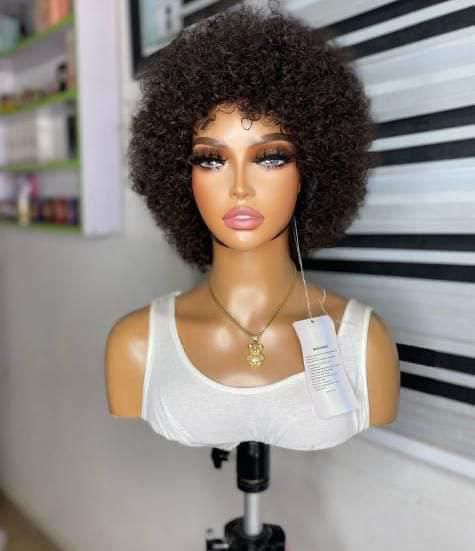 Humanhair Afro Wig